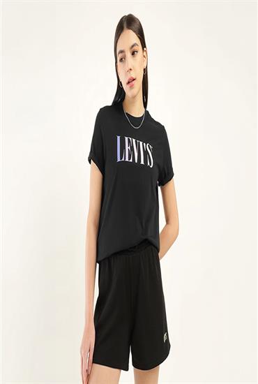 WT FERGIE RELAXED TEE_BN-Standard Black